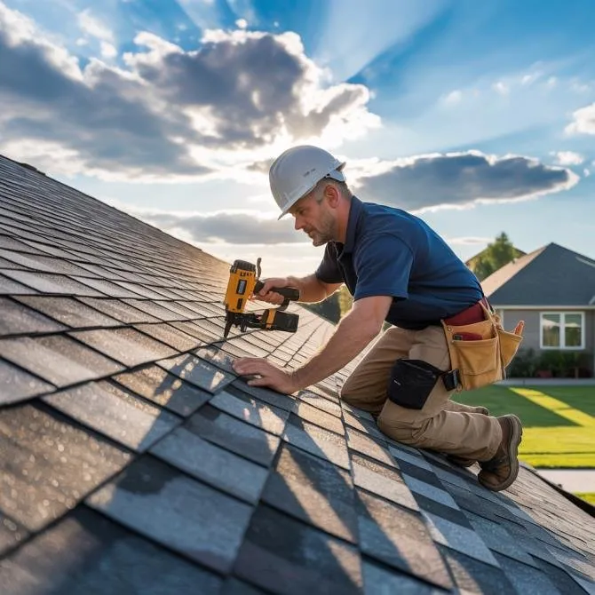 Slide of Wolf's Roofing