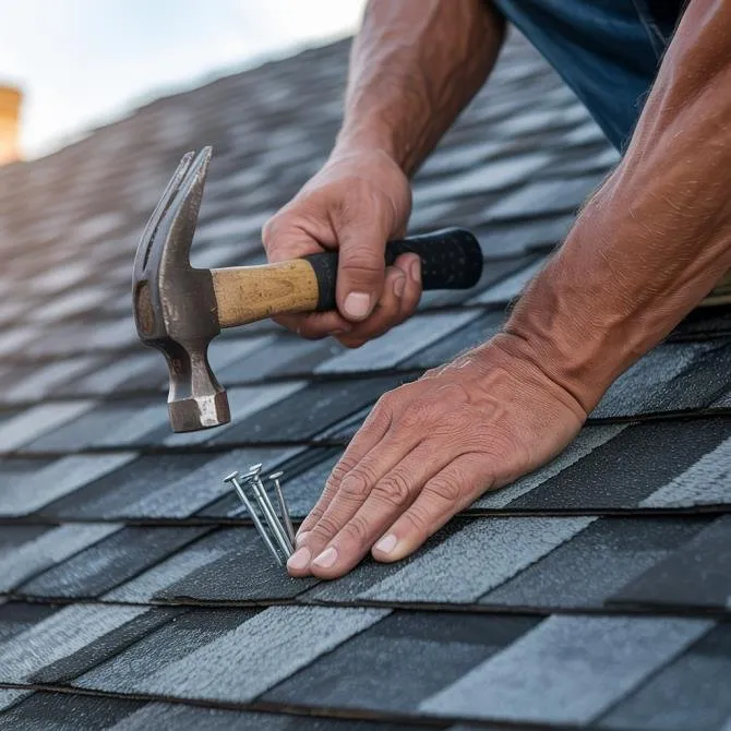 Slide of Wolf's Roofing