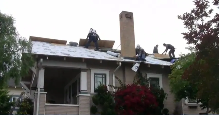 Slide of Wolfy's Roofing