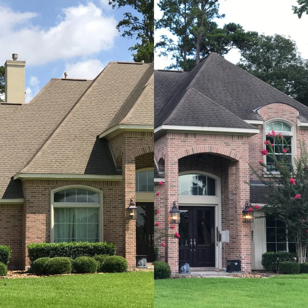 Slide of Woodlands Roof Cleaning & Pressure Washing
