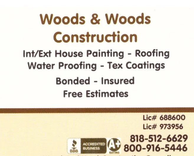 Slide of Woods and Woods Construction