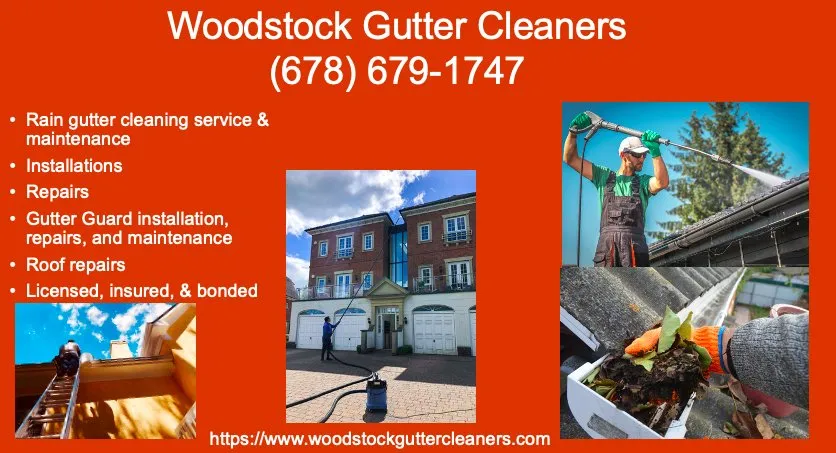 Slide of Woodstock Gutter Cleaners
