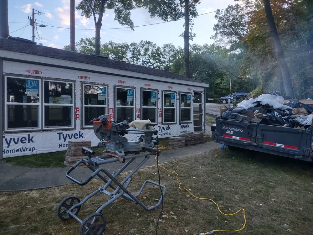Trusted roof leak repair for homes in Fountain, MI by Wooooo-Halla Oddities