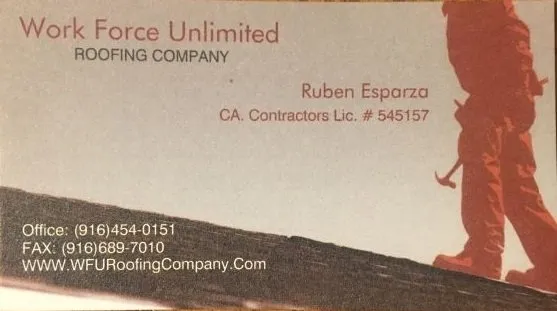 Work Force Unlimited Roofing Company Logo