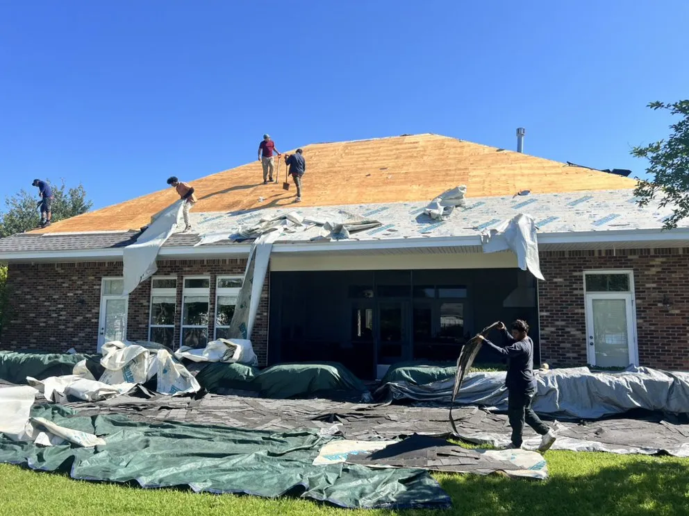 Local roof replacement after storm damage across Inlet Beach, FL - Workforce Solutions