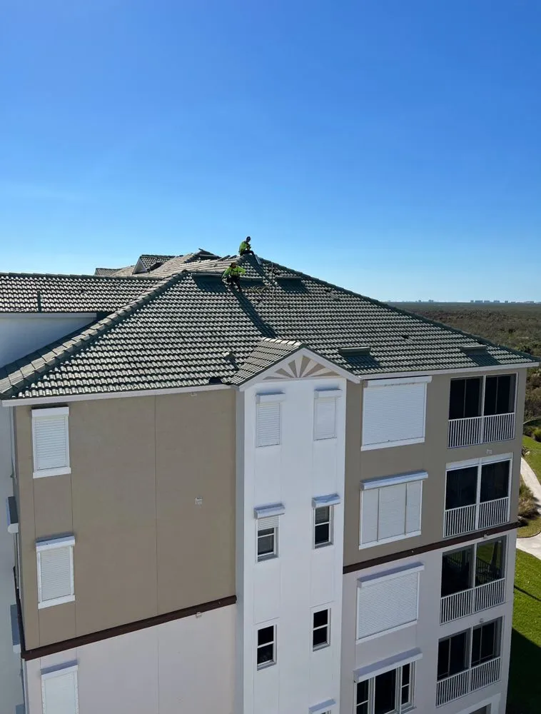 Emergency storm damage roof repair in Inlet Beach, FL by Workforce Solutions