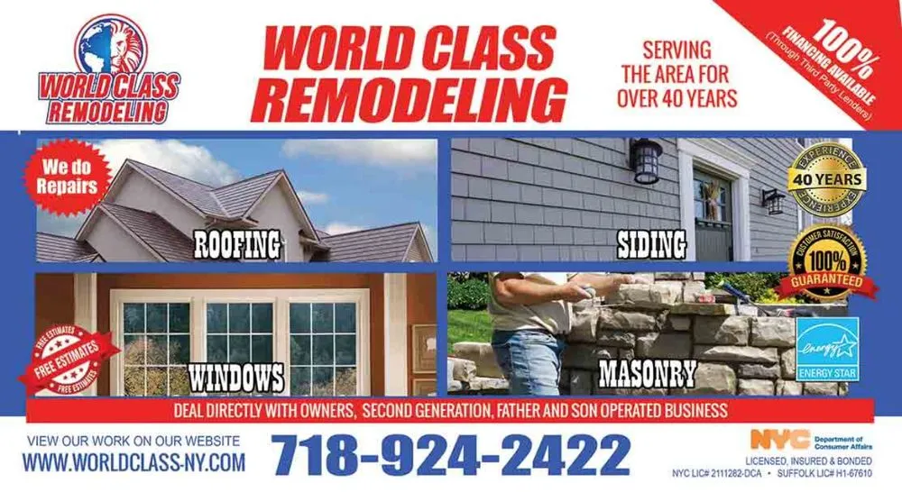Slide of World Class Remodeling
