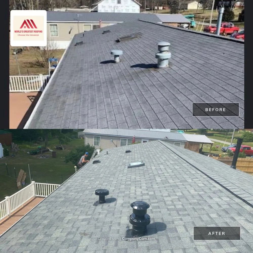 Slide of World’s Greatest Roofing