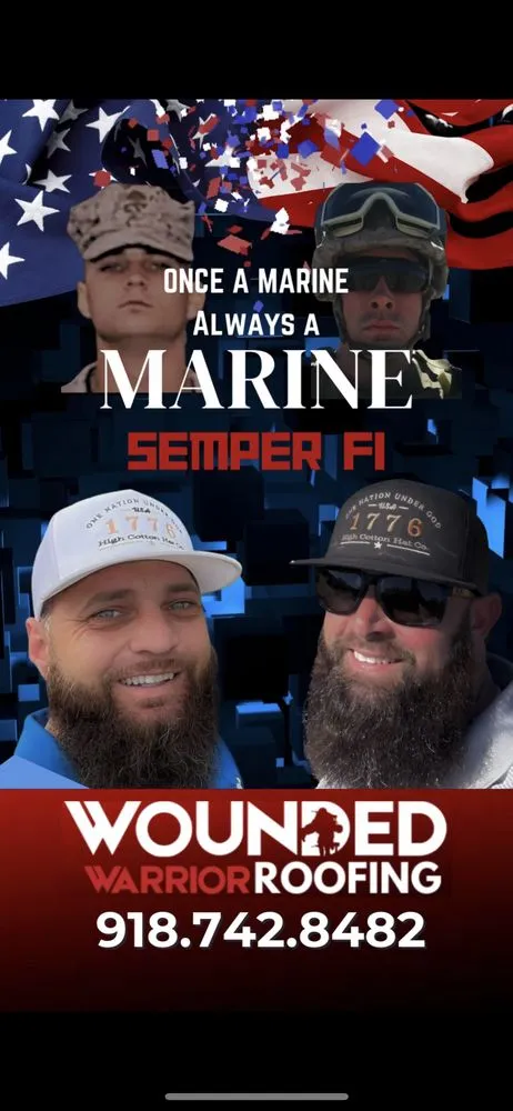 Slide of Wounded Warrior Roofing