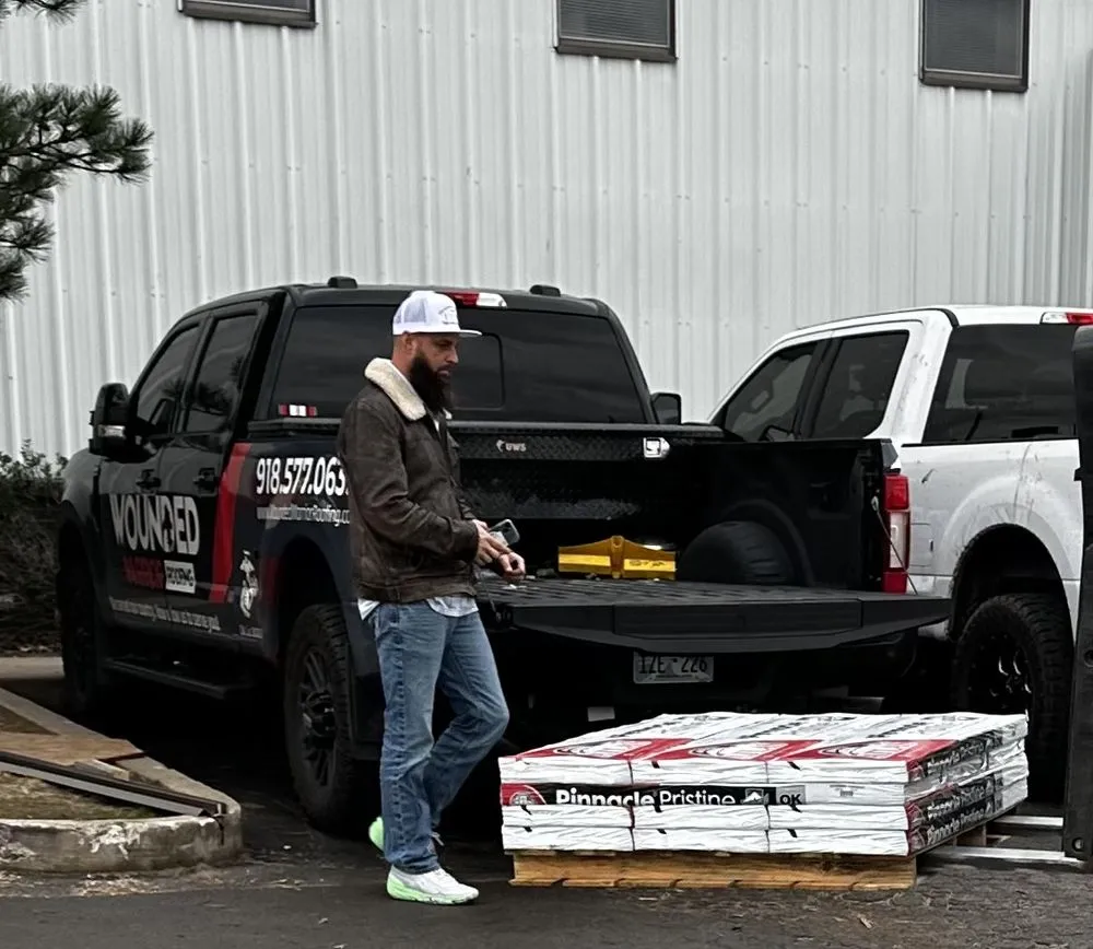 Slide of Wounded Warrior Roofing