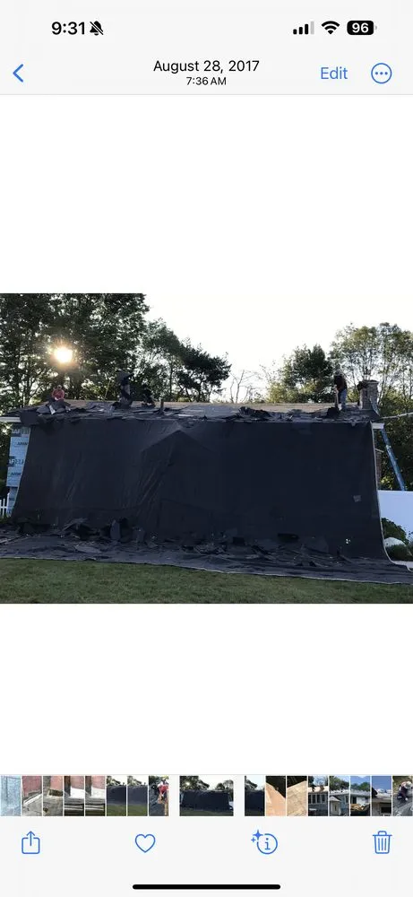 Slide of WS Construction Roofing