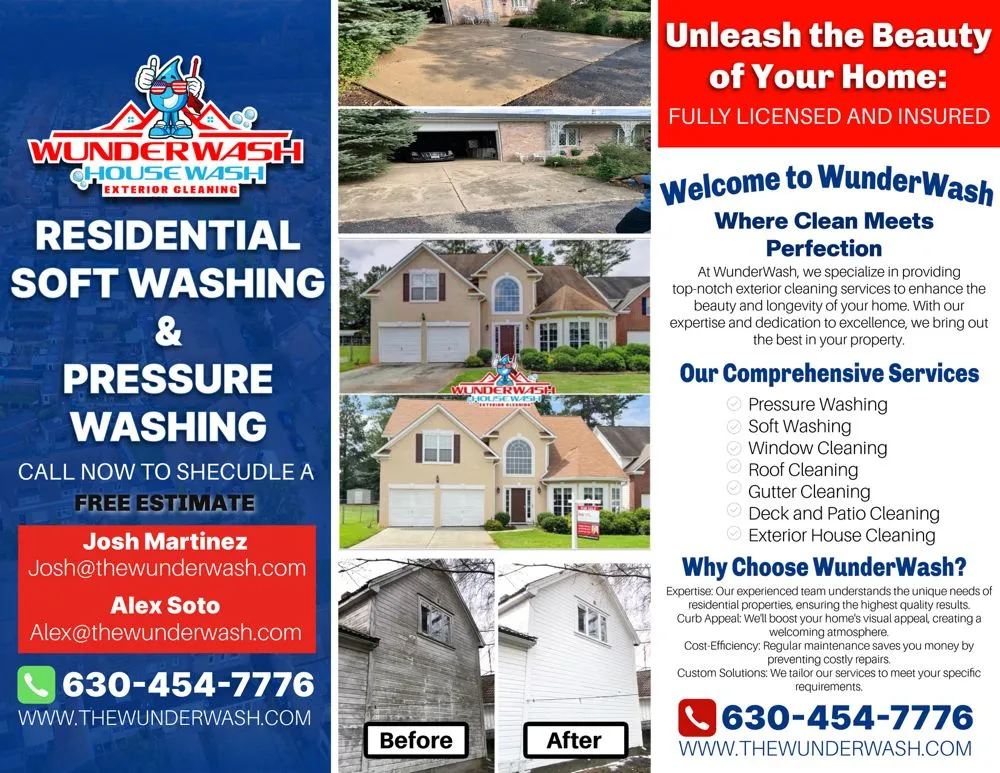 Slide of Wunder Wash Exterior Cleaning