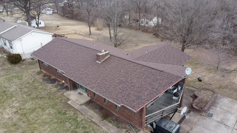 Professional roof leak repair for residential properties in St. Louis, MO by W&W Roofing