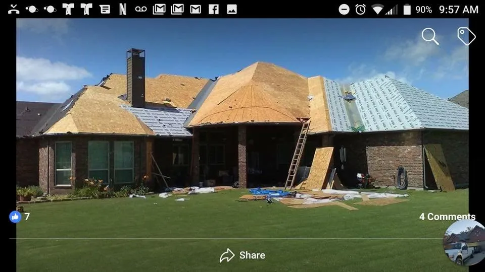 Slide of Xcel Roofing