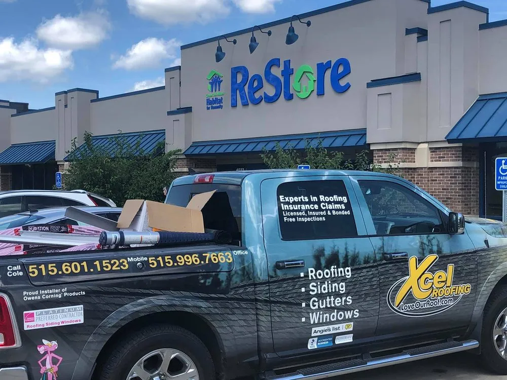 Slide of Xcel Roofing