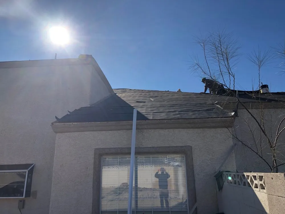 Slide of X’s roofing