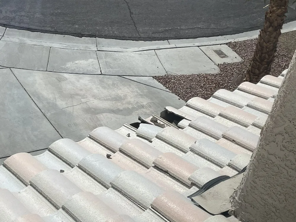 Slide of X’s roofing