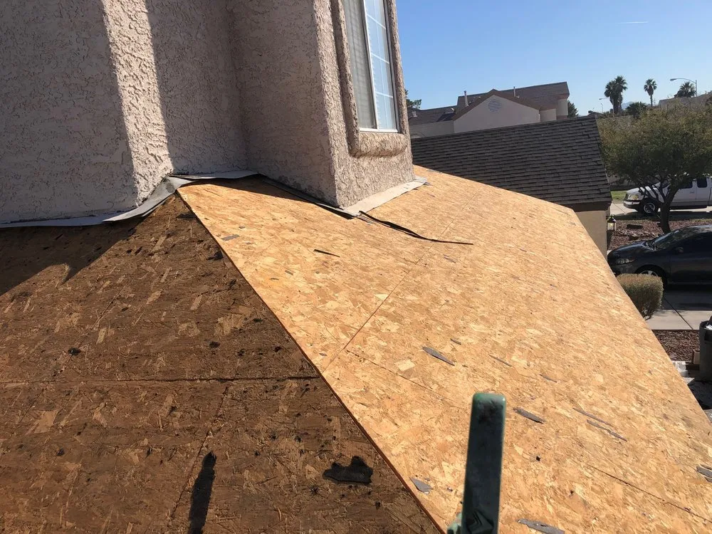 Slide of X’s roofing