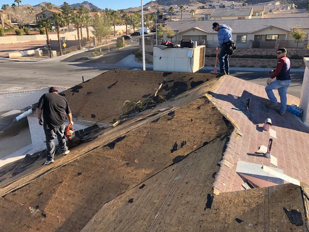 Slide of X’s roofing