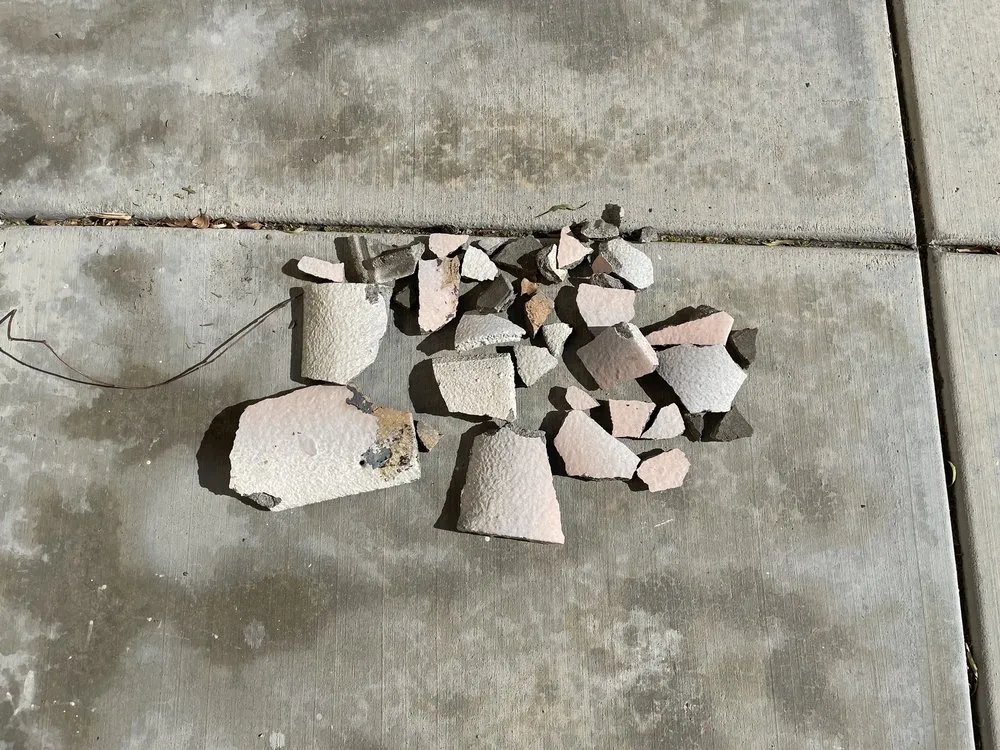 Slide of X’s roofing