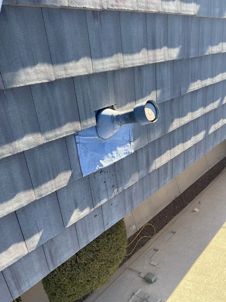 Slide of X’s roofing