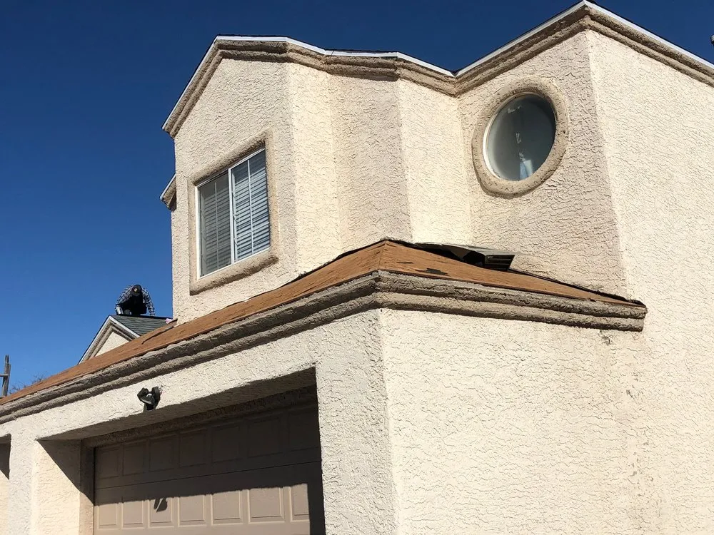 Slide of X’s roofing