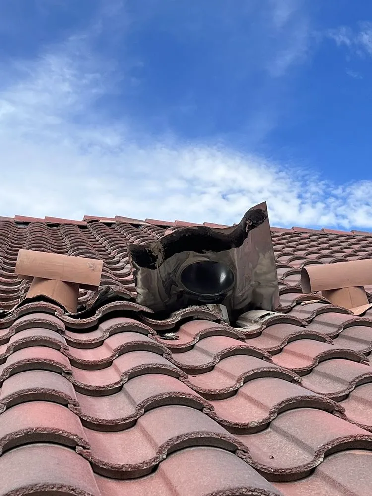 Slide of X’s roofing