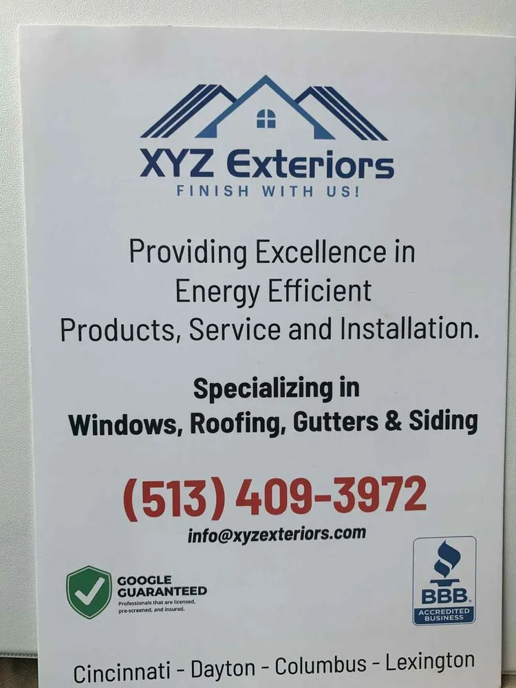 Slide of XYZ Exteriors