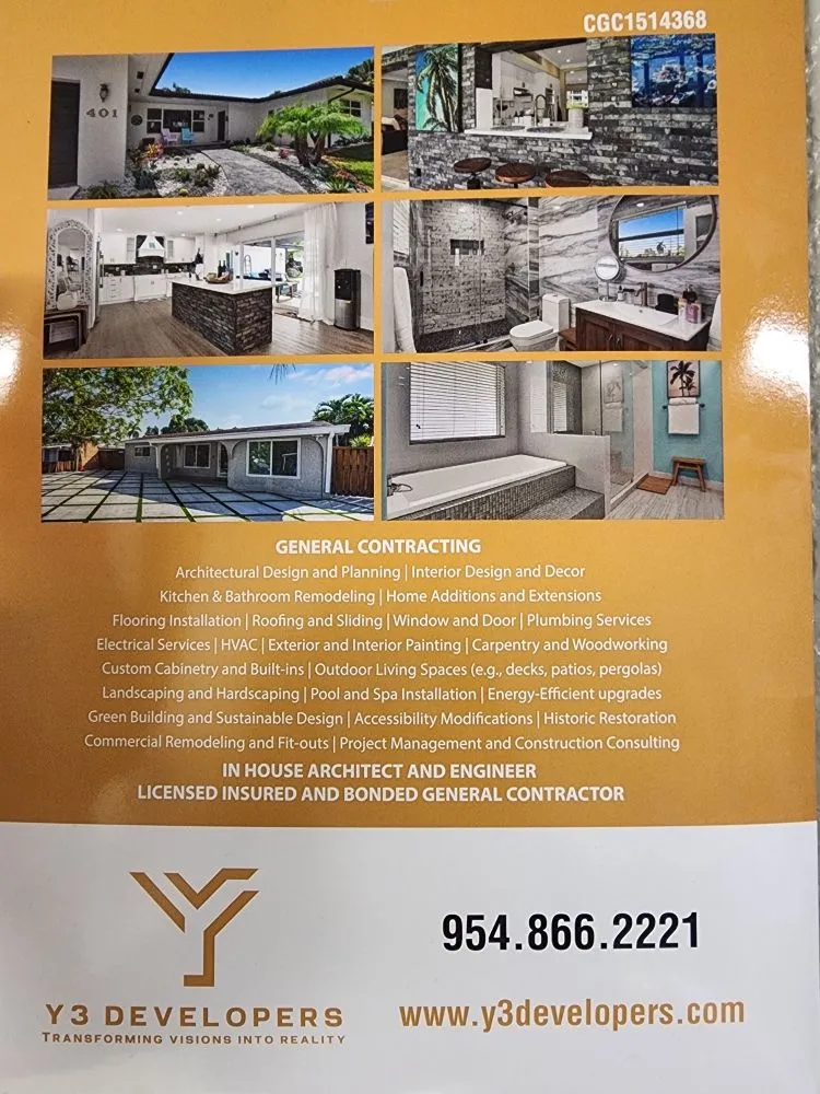 Slide of Y3 Developers