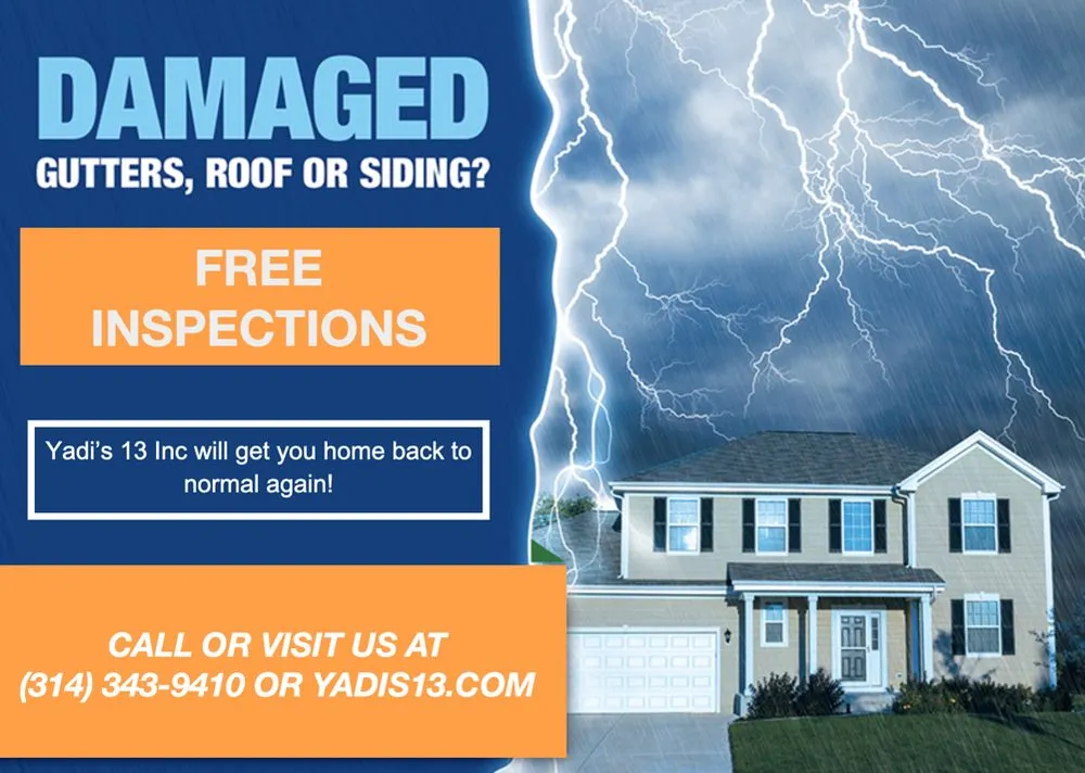 Top-rated metal roofing installation after storm damage across Northwest Plaza, MO - Yadi’s 13 Inc