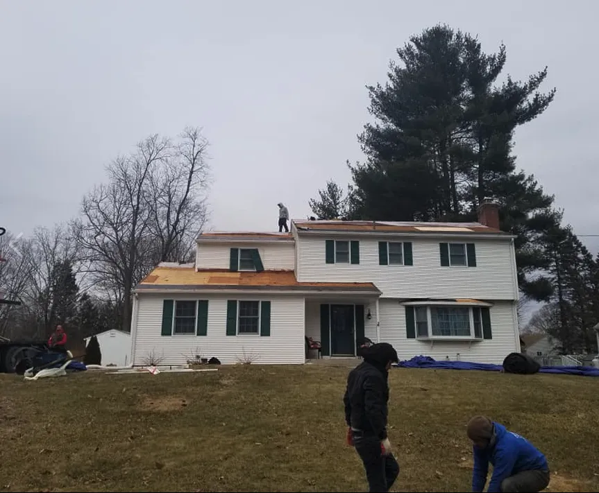 Slide of Yalesville Roofing