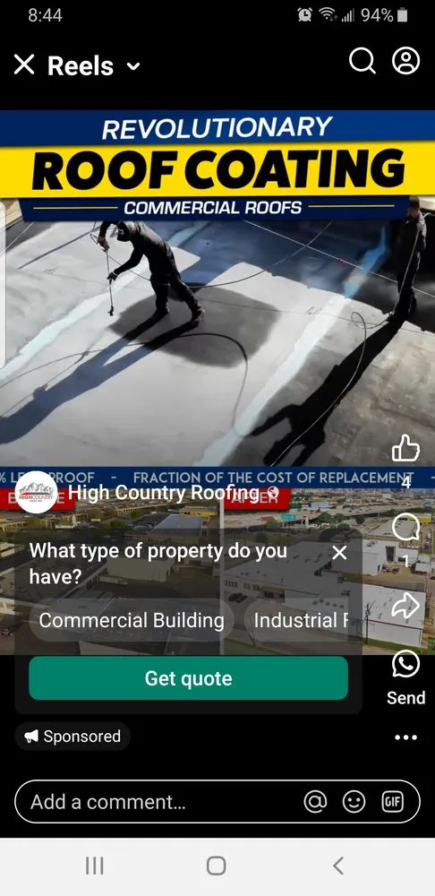 Slide of Yanis Roofing