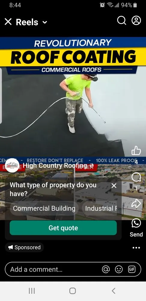 Slide of Yanis Roofing