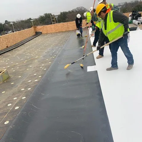 Slide of Yankees Roofing