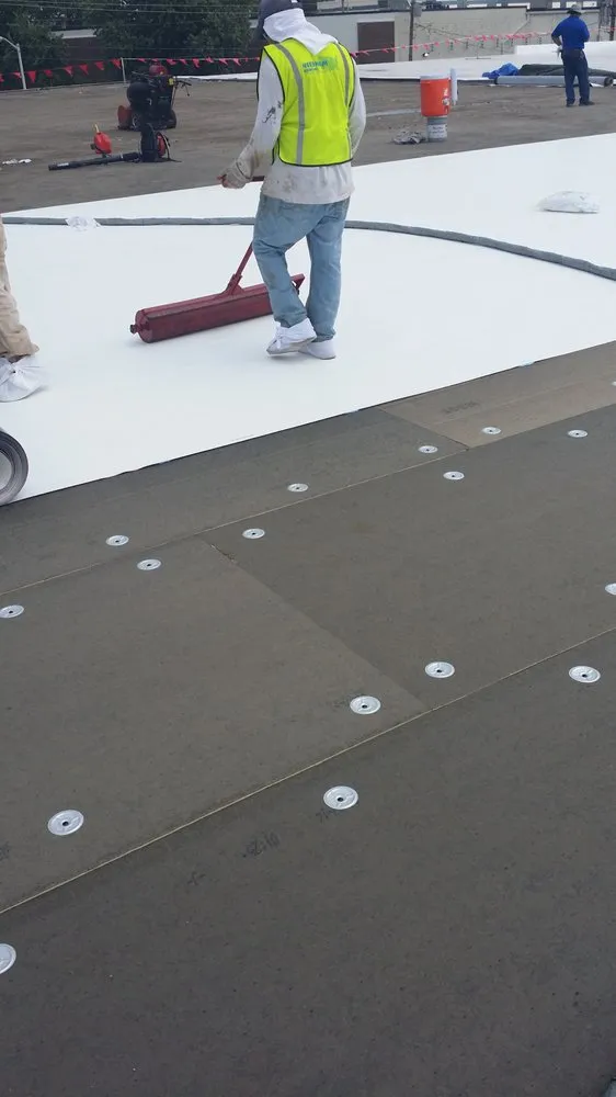 Slide of Yankees Roofing