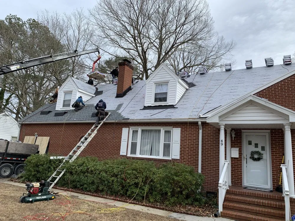 Emergency shingle roofing service with free inspection across Yorktown, VA - Yarkey Roofing