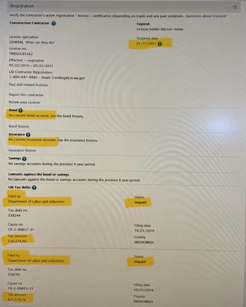 Slide of Yires Roofing