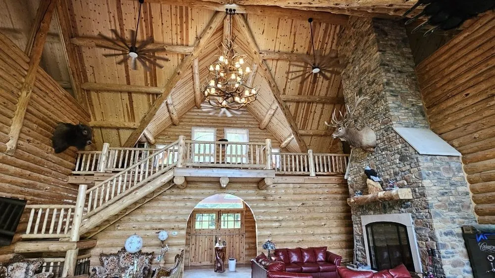 Slide of Yoder's Log & Timber Pro's