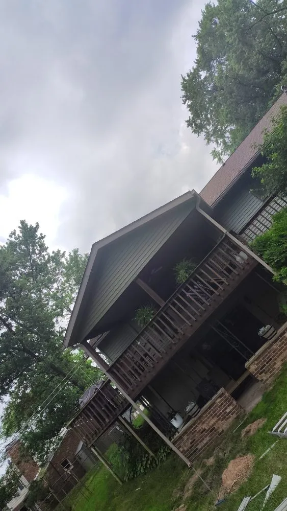 Slide of young roofing