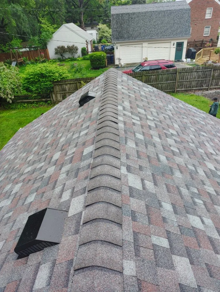 Slide of young roofing