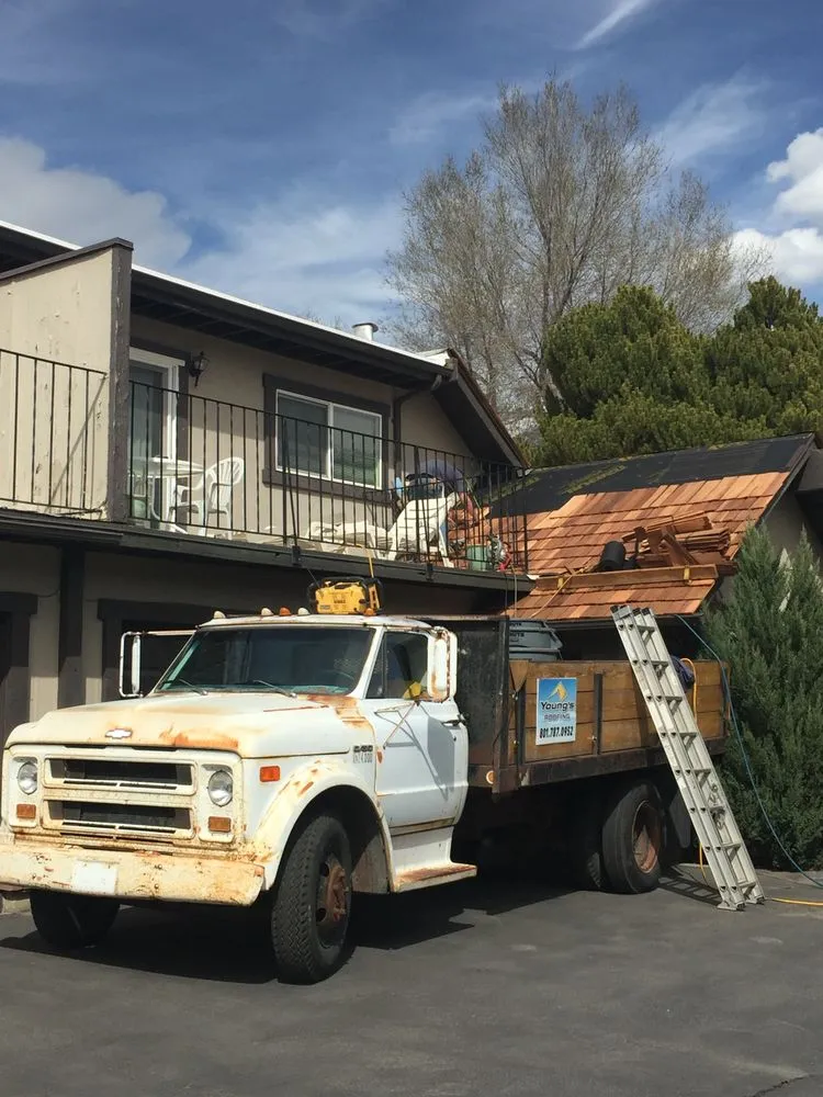 Slide of Young's Roofing