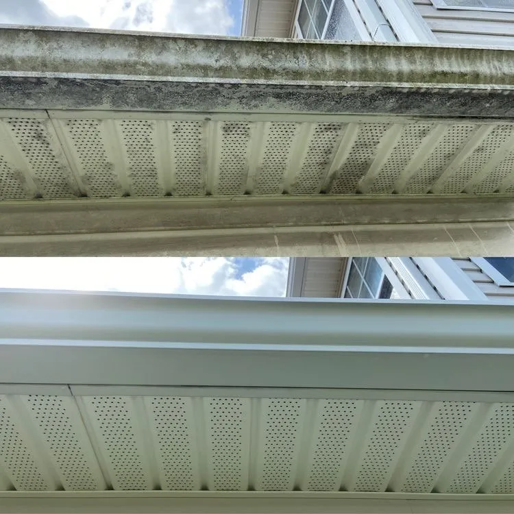 Slide of Yucky Exterior Cleaning Service