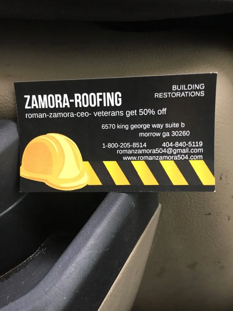 Slide of Zamora Roofing
