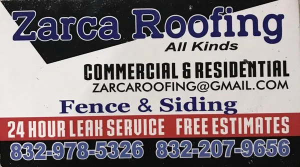 Zarca Roofing Logo