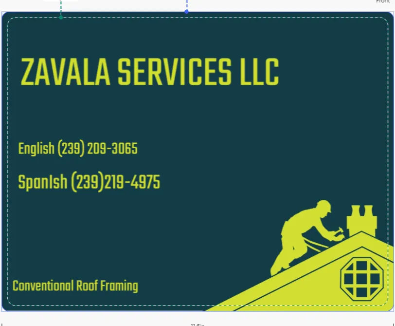 Slide of Zavala Services