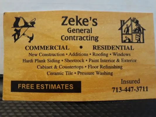 Zeke's General Contracting
