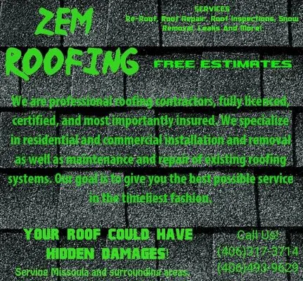 Zem Roofing Logo