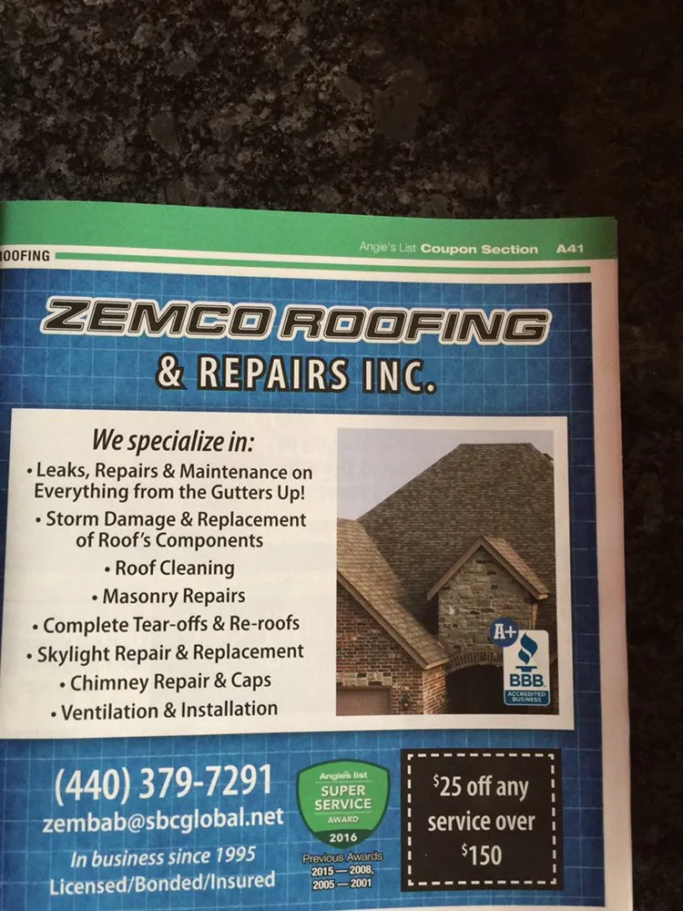 Licensed flat roof repair after storm damage across Mentor Ohio, OH - Zemco Roofing & Repairs
