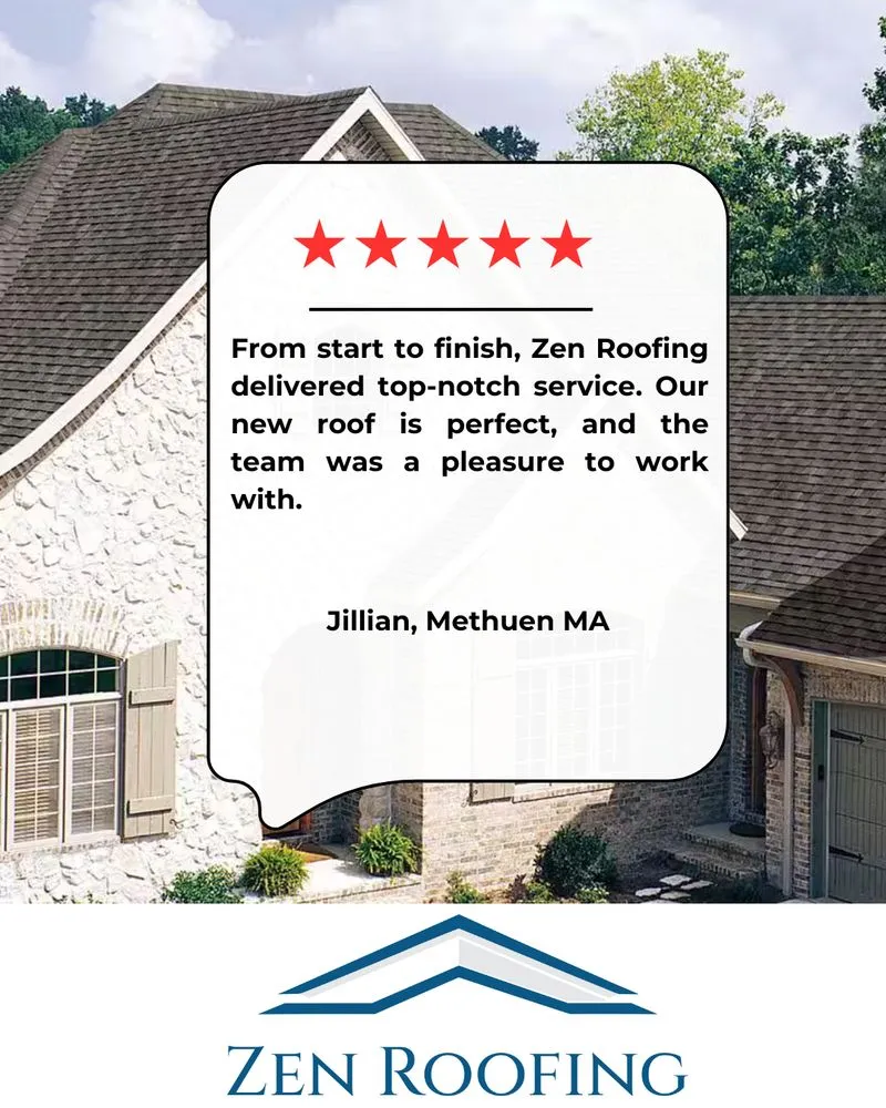 Slide of Zen Roofing Company