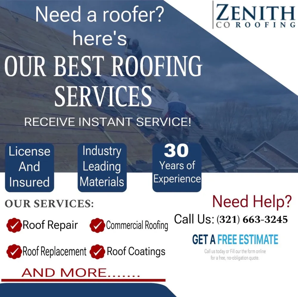 Slide of Zenith Roofing